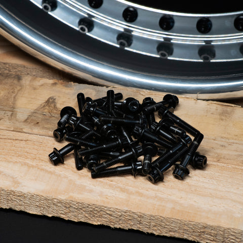 M6 32mm Bolts (Steel) - Black