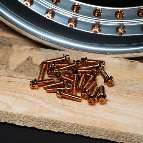 M7 24mm Bolts (Steel) - Rose Gold