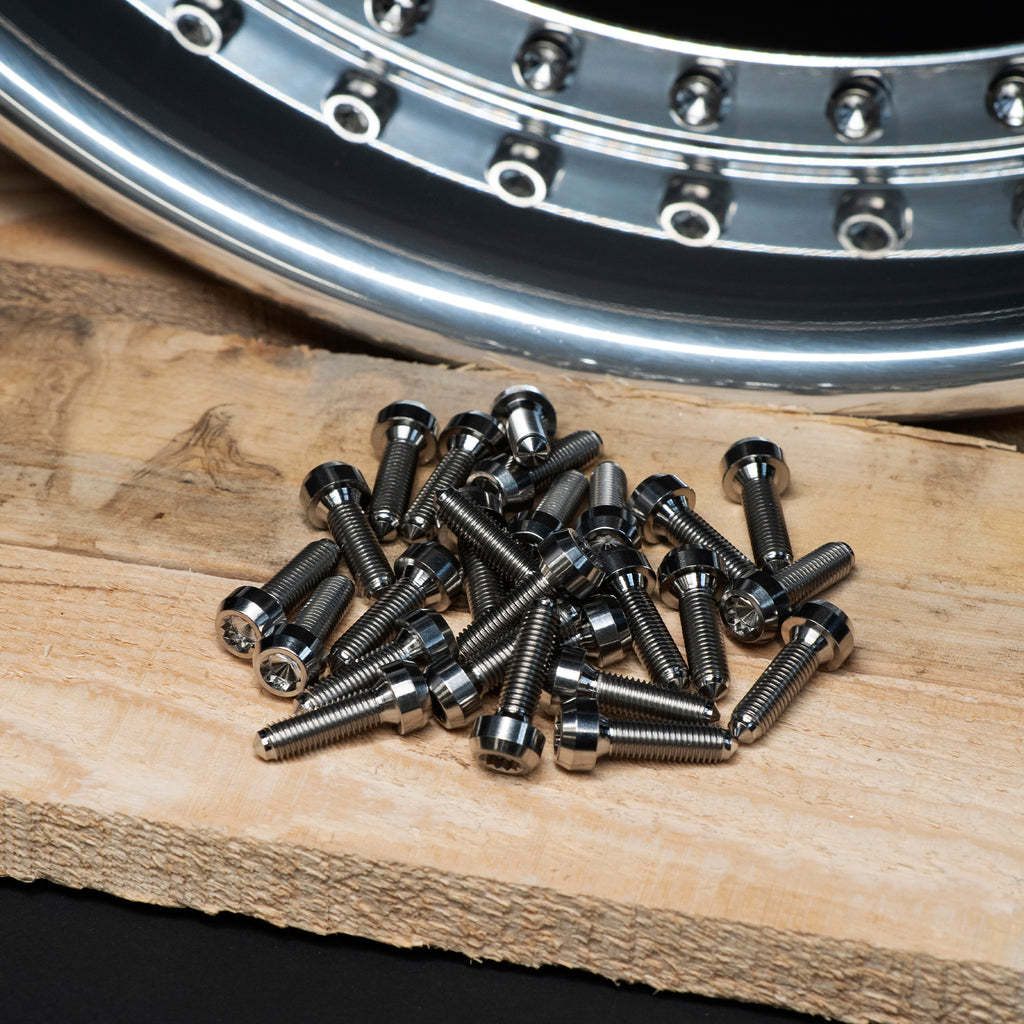 M7 x 24.5mm Split Rim Bolts (Titanium)