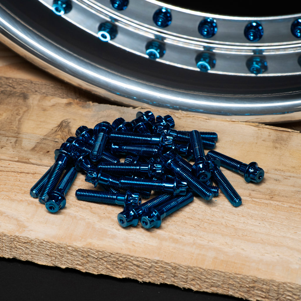 M7 32mm Bolts (Steel) - Cool Blue