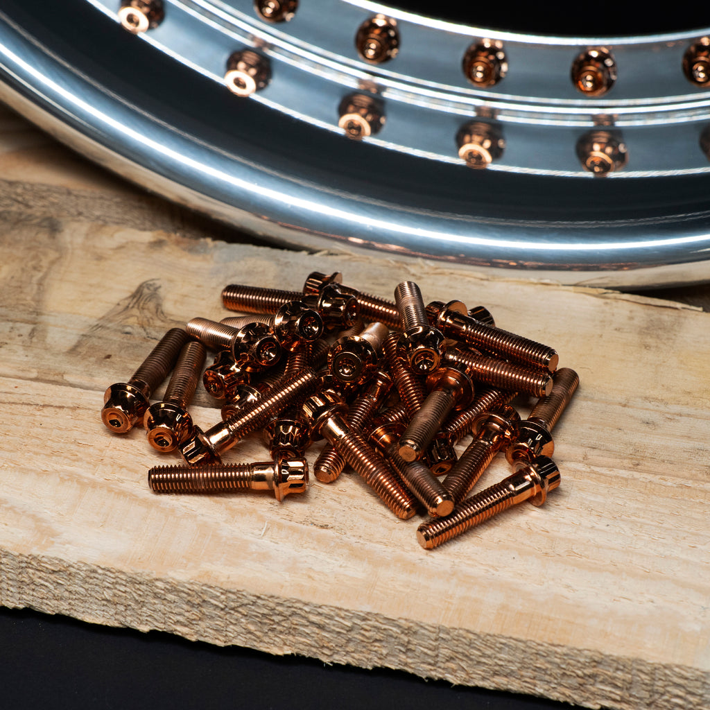 M7 32mm Bolts (Steel) - Rose Gold