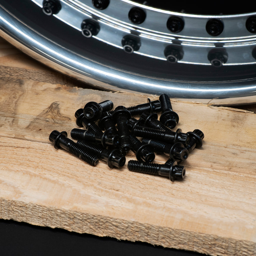 M8 32mm Bolts (Steel) - Black